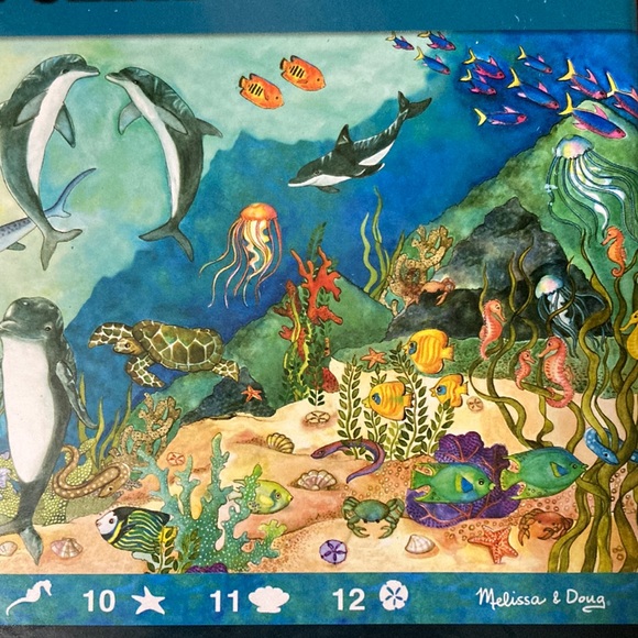 Melissa & Doug BENEATH THE WAVES Search & Find Puzzle ( ages 4+) - Picture 6 of 13